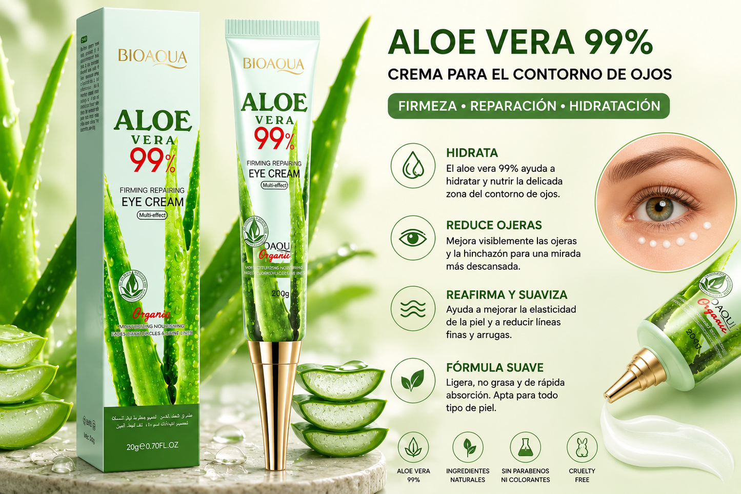 Pack Aloe Vera 99% BIOAQUA